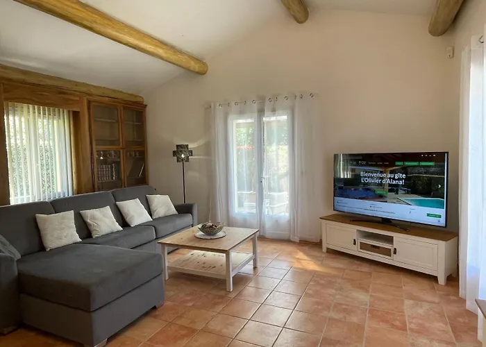 Casa de Férias L'olivier D'alana - Entre Cevennes Et Mediterranee Massannes